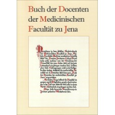 Buch der Docenten der Medicinischen Facultät zu Jena